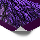 Poster imprimé violet (Coin)