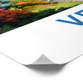 Poster Imprimé Voyages de Vevey Suisse (Coin)