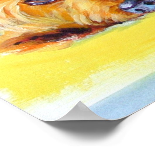 Poster imprimé Yorkshire Terrier (Coin)