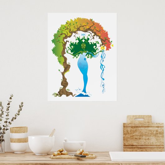 Poster Imprimée Gaea (Cuisine)