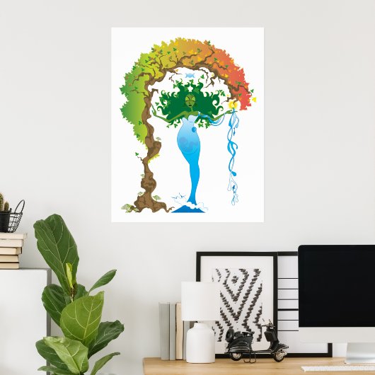 Poster Imprimée Gaea (Bureau à domicile)