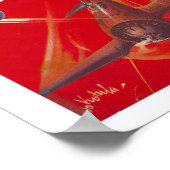 POSTER IMPRIMER 1936 ILLUSTRATION DE LA COUVERTURE MAG D' (Coin)