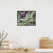 Poster Imprimer 20x16dans Peinture originale Abstraite mo (Cuisine)