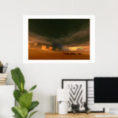 POSTER IMPRIMER À VENT BLANC (Bureau à domicile)