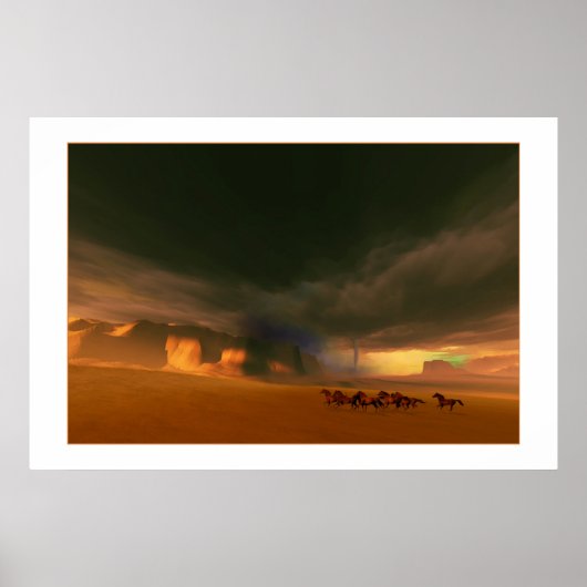 POSTER IMPRIMER À VENT BLANC (Devant)