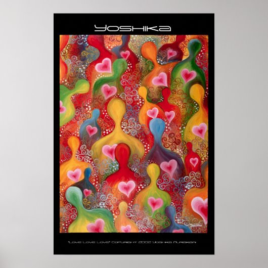 Poster Imprimer "Amour Amour" (Devant)