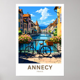 Poster Imprimer Annecy France Travel