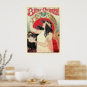 Poster Imprimer : Art Nouveau - Bitter Oriental (Cuisine)