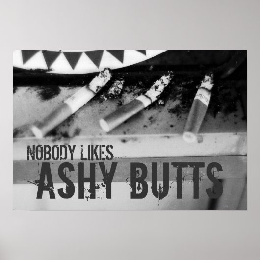 Poster Imprimer AshyBUTTS (Devant)