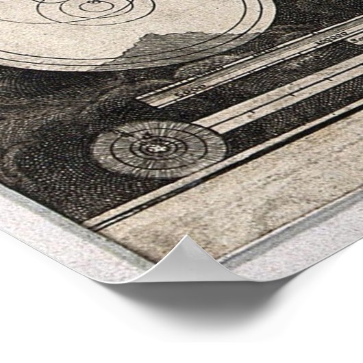 Poster Imprimer Astronomie antique (Coin)