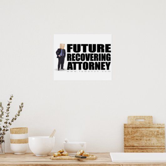 Poster Imprimer "Avocat de récupération future" (Cuisine)