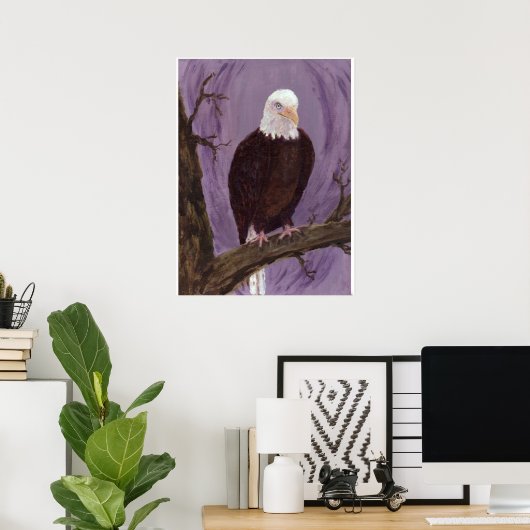 Poster Imprimer Bald Eagle (Bureau à domicile)