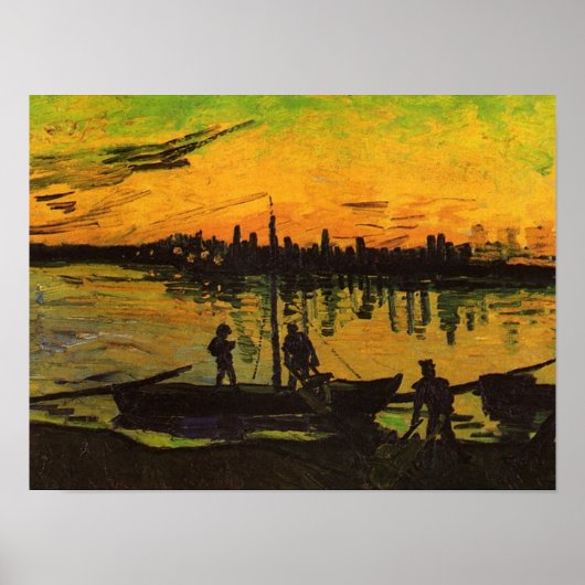 Poster Imprimer - Barges de charbon (Devant)