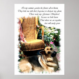 Poster Imprimer berger allemand