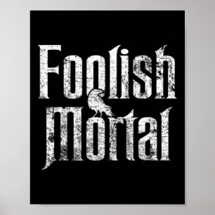 Poster Imprimer blanc noir corbeau moral