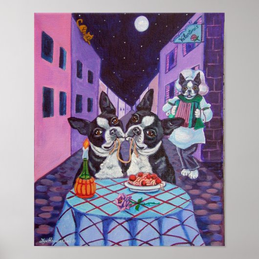 Poster Imprimer Boston Terrier (Devant)