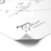 Poster Imprimer Brevet à deux vélos Vintage 1905 (Coin)