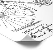 Poster Imprimer Brevet de bicyclette Vintage 1891 (Coin)