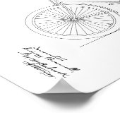 Poster Imprimer Brevet de bicyclette Vintage 1894 (Coin)