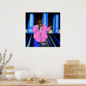 Poster Imprimer "C-Lo Pink" - par Kev Moore (Cuisine)