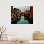 Poster Imprimer Canaux de Venise (Cuisine)
