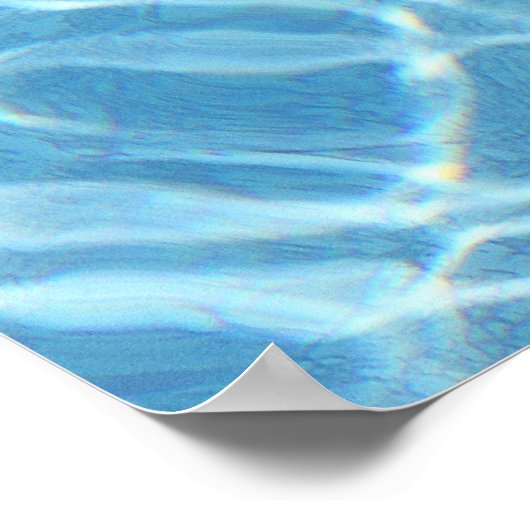 Poster Imprimer Canevas d'eau de la piscine (Coin)