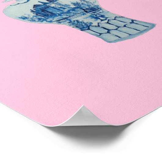 Poster Imprimer Castle Blue and White Ginger Jar Art (Coin)