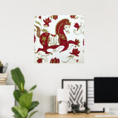 Poster Imprimer, Cheval chinois Zodiac (Bureau à domicile)