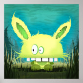 Poster Imprimer "Chomper paranoïaque" (Devant)