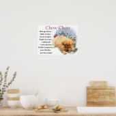Poster Imprimer Chow Chow Puppe Art (Cuisine)