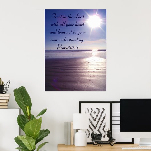 Poster Imprimer confiance (Bureau à domicile)