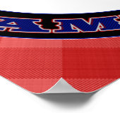 Poster Imprimer croix maltaise américaine (Coin)