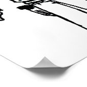 Poster Imprimer croquis Cowboy (Coin)