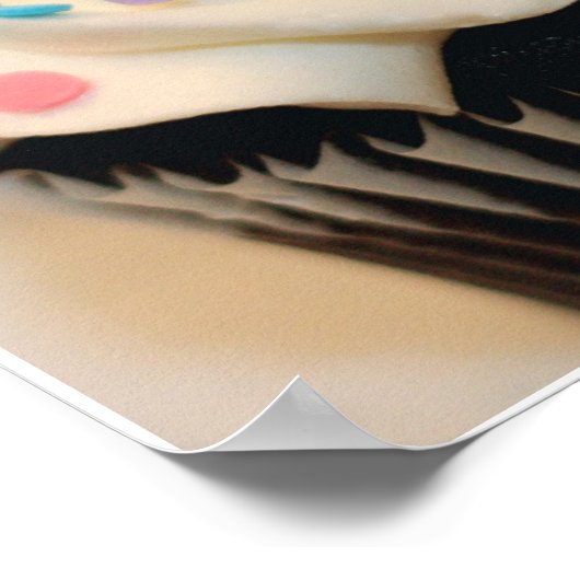 Poster Imprimer Cupcakes (Coin)