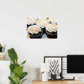 Poster Imprimer Cupcakes (Bureau à domicile)