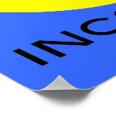 Poster IMPRIMER DE FACE INcognito (Coin)