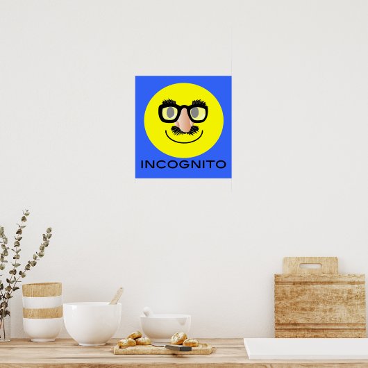 Poster IMPRIMER DE FACE INcognito (Cuisine)