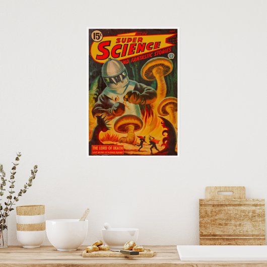 POSTER IMPRIMER DE LA COUVERTURE DE LA MAGAZINE DE POULES (Cuisine)