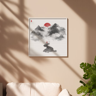 Poster Imprimer - Décor d'encre