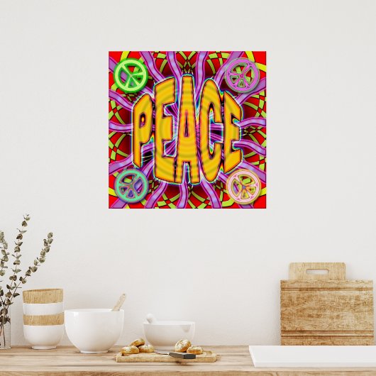 POSTER IMPRIMER DES SIGNES DE PAIX (Cuisine)