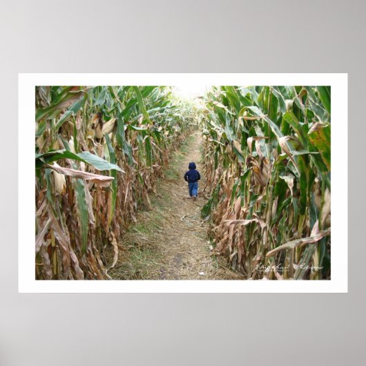 Poster Imprimer des trajets sans fin (Devant)