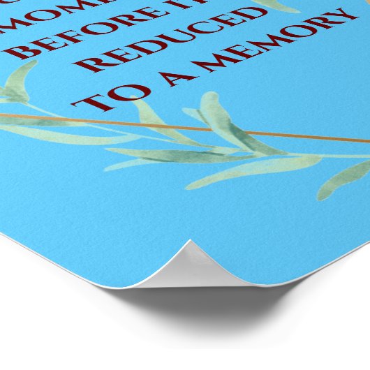 Poster Imprimer, Devis papier d'affiche de valeur (Matte) (Coin)