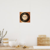 Poster IMPRIMER do-it-yourself MÉDAILLE Champion de bronz (Cuisine)