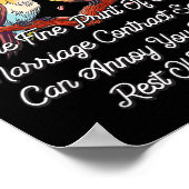 Poster Imprimer Du Contrat De Mariage Mariage Drôle (Coin)