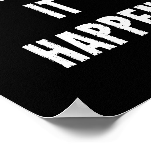 Poster Imprimer en noir (Coin)