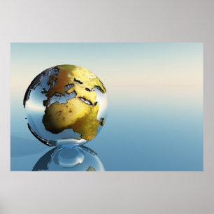 POSTER IMPRIMER EUROPE ET AFRIQUE