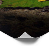 Poster Imprimer Feuilles en chêne (Coin)