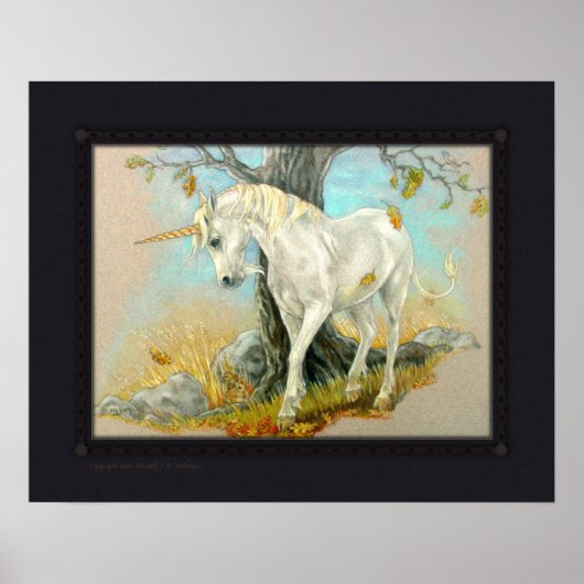 Poster Imprimer - Fin de l'été Unicorn (Devant)