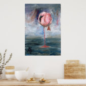 Poster Imprimer Flamant rose ACEO (Cuisine)