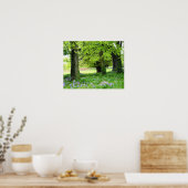 Poster Imprimer Forêt Bluebell Spring (Cuisine)